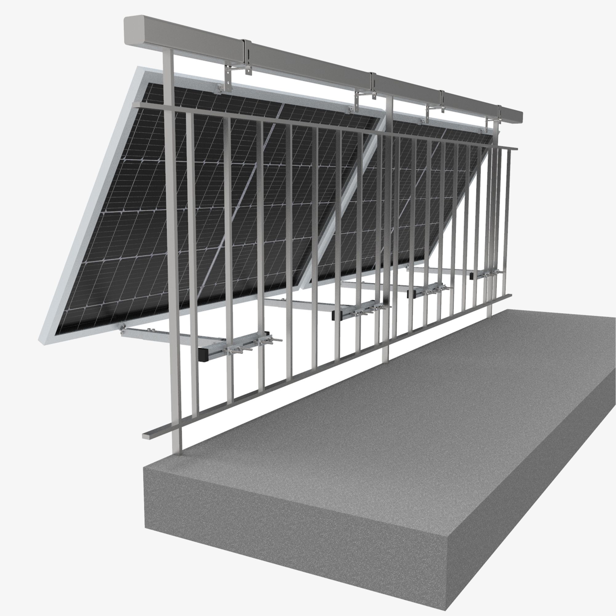 NuaSol Kit de montage pour centrale électrique de balcon,2